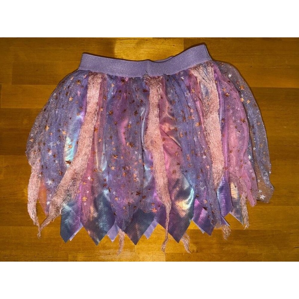 Girls Medium Tutu Spirit Halloween Pink Purple and Gold